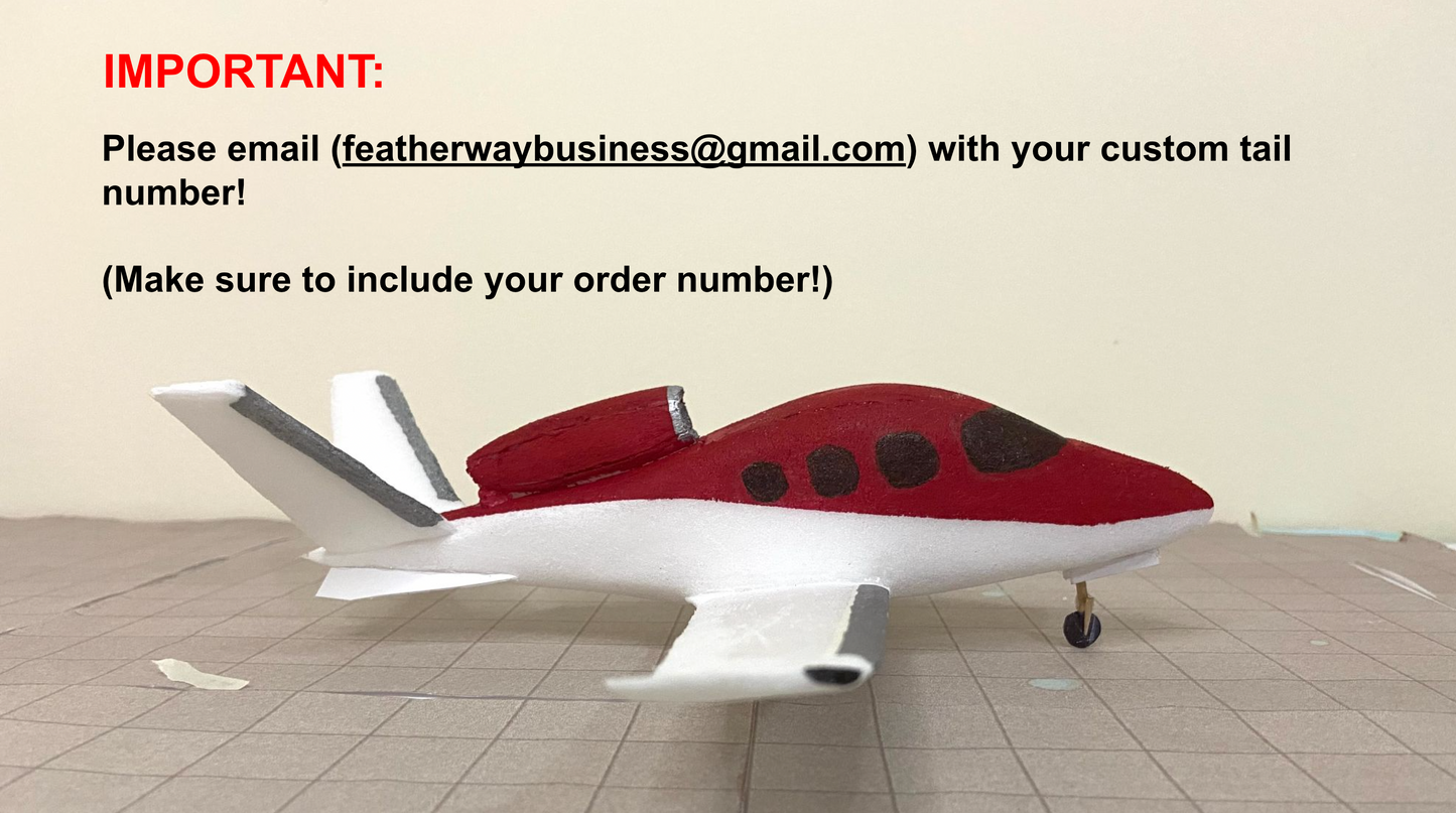 SF50 Vision Jet - Custom Handmade Scale Aircraft Model